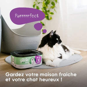 Litter Genie Recharge Jumbo Eco pour poubelle Litter Genie, Dure jusqu'à 4 mois