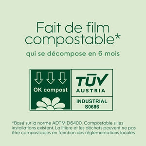 Litter Genie Recharge Jumbo Eco pour poubelle Litter Genie, Dure jusqu'à 4 mois
