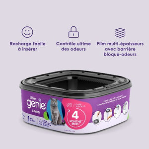 Litter Genie Recharge Jumbo pour poubelle Litter Genie, Dure jusqu'à 4 mois