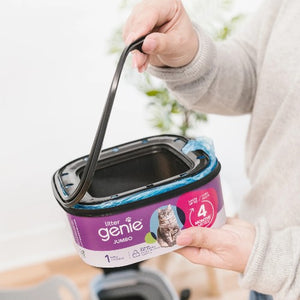 Litter Genie Recharge Jumbo pour poubelle Litter Genie, Dure jusqu'à 4 mois