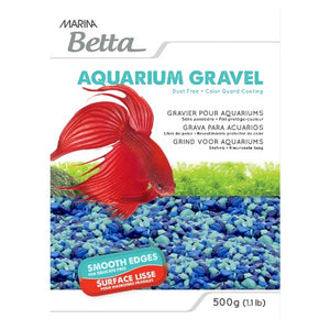 Gravier Marina Betta, bleu en trois tons, 500 g (1,1 lb)