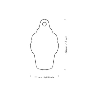 Médaille pour chien collection Food, Crème Glacée