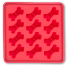 Load image into Gallery viewer, Messy Mutts Moule à sucettes glacées en silicone avec cadre (12 friandises), Melon
