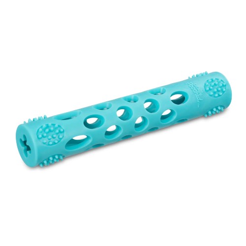 Messy Mutts ''Totally Pooched, Huff'n Puff Throw Stick'' Jouet bâton pour chien, Bleu