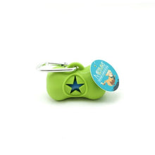 Load image into Gallery viewer, Messy Mutts Distributeur à sacs de ramassage en silicone, Vert
