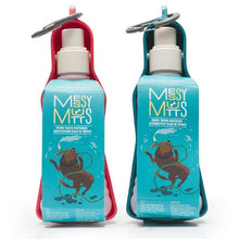 Load image into Gallery viewer, Messy Mutts abreuvoir de voyage en plastique, Rouge
