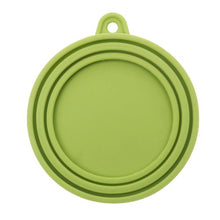 Load image into Gallery viewer, Messy Mutts couvercle en silicone pour conserves, Vert
