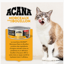 Load image into Gallery viewer, Conserve pour chat ACANA  Morceaux dans le bouillon Recette au poulet et au thon
