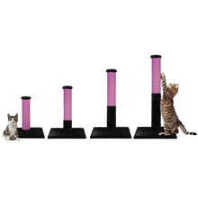 Load image into Gallery viewer, Noba Evolution - 4 in 1 Scratching post - Black Faux Fur
