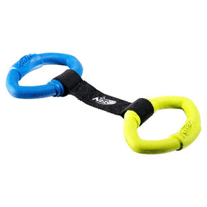 Deux anneaux avec sangle à tirer Nerf Dog, moyens, 33 cm (13 po)