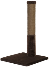 Load image into Gallery viewer, Noba Classic griffoir 28" - Fausse fourrure brune \ corde de fique brune
