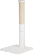 Load image into Gallery viewer, Noba Evolution - 4 en 1 Griffoir Évolutif - Fausse fourrure blanche / Corde beige naturelle
