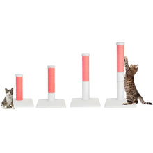 Load image into Gallery viewer, Noba Evolution - 4 en 1 Griffoir Évolutif - Fausse fourrure blanche / Corde rose
