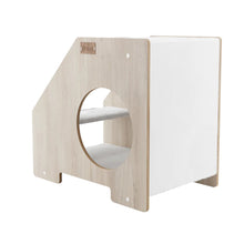 Load image into Gallery viewer, Noba Origin Cachette en forme d'escalier - Cercle - Blanc
