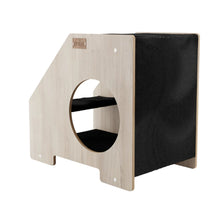 Load image into Gallery viewer, Noba Origin Cachette en forme d'escalier - Cercle - Noir
