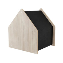 Load image into Gallery viewer, Noba Origin Le Chalet Noba - Maison griffable pour chat - Noir
