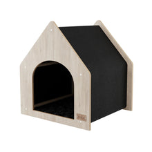 Load image into Gallery viewer, Noba Origin Le Chalet Noba - Maison griffable pour chat - Noir

