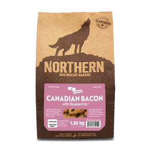 Northern Classic - Biscuits sans blé pour chien, Bacon & bleuets