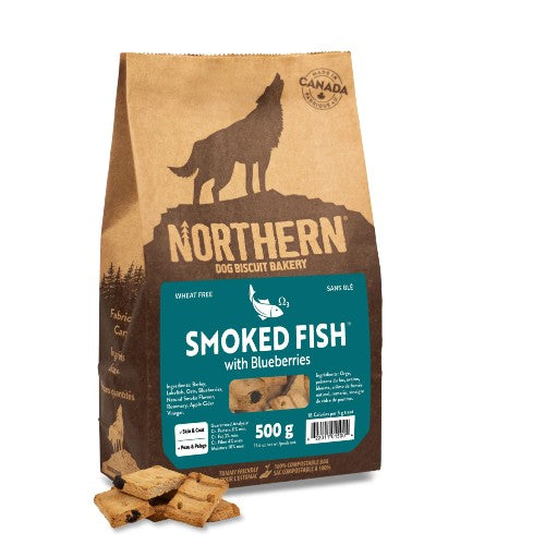 Northern Classic - Biscuits sans blé pour chien, Truite & bleuets 500 gr