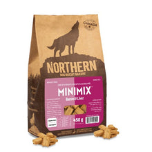 Load image into Gallery viewer, Northern Mini Mix - Biscuits sans blé pour chien, Bacon + Foie 450 gr
