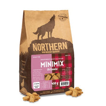 Load image into Gallery viewer, Northern Mini Mix - Biscuits sans blé pour chien, Oh Canada! Bacon + Poutine 450 gr
