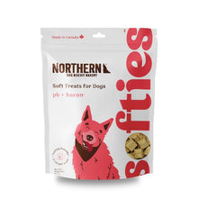 Load image into Gallery viewer, Northern Softies - Gâteries tendres pour chien - Beurre d&#39;arachides &amp; bacon 170 gr
