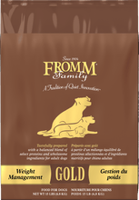 Load image into Gallery viewer, Fromm Gold weight management dog food
