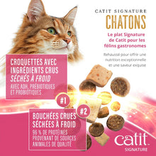 Load image into Gallery viewer, Nourriture Catit Signature avec cru séché à froid pour chatons - Repas de poulet - 1,8 kg (4 lb)
