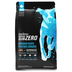 Nutrience Subzero Grain Free dog food Canadian Pacific