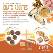 Load image into Gallery viewer, Nourriture Catit Signature avec cru séché à froid pour chats adultes - Repas de poulet
