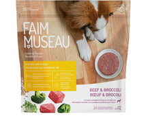 Load image into Gallery viewer, Nourriture crue pour chien Faim Museau - Bœuf &amp; Brocoli
