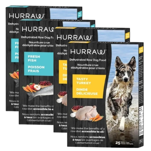 Hurraw raw fish dehydrated dog food