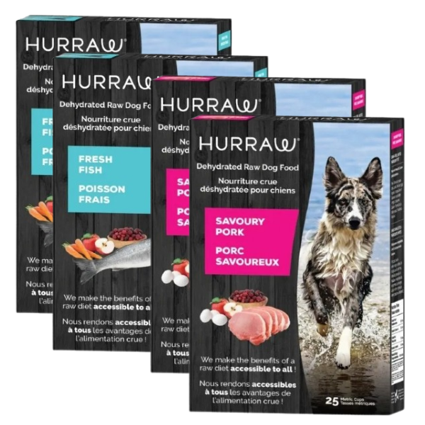 Hurraw raw fish dehydrated dog food