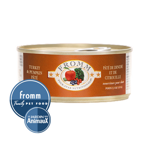 Fromm Four Stars Cat Canned Turkey &amp; Pumpkin Pate 5.5oz