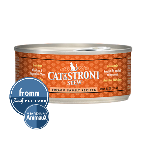 Canned cat food Fromm CATaSTRONI- Chicken and vegetable stew 5.5oz