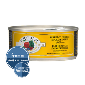 Fromm Four Star Cat Canned- Pulled Chicken Entree in Sauce 5.5oz