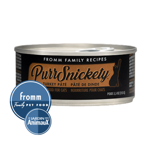 Conserve pour chat Fromm PurrSnickety - Caisse de 12- Pâté de dinde 5.5oz