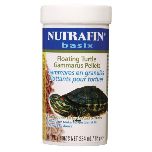 Gammares en granulés flottants Nutrafin basix pour tortues