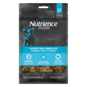 Gâteries Nutrience SubZero Sans grains à protéines multiples, Saumon, thon et sériole, 70 g (2,5 oz)