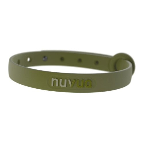 Nuvuq Collier ajustable avec attache de sécurité pour chat - Vert olive