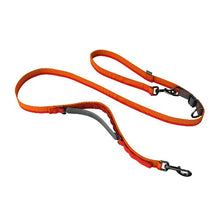 Load image into Gallery viewer, Nuvuq Laisse multifonctionnelle pour chien, Orange tangerine
