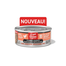 Load image into Gallery viewer, ORIJEN Chat Morceaux et effilochés Repas Saumon / Poulet 155 gr
