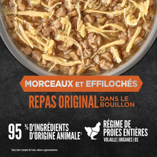 Load image into Gallery viewer, ORIJEN Chat Morceaux et effilochés / poulet 155 gr
