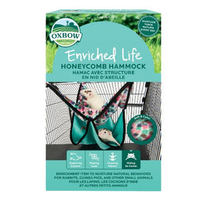 Oxbow Enriched Life - Cachette pour rongeur - Hamac avec structure en nid d'abeille