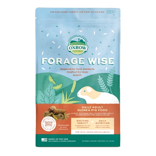 Oxbow Forage Wise - Nourriture pour cochon d'inde adulte 4 lbs