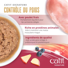 Load image into Gallery viewer, Pâté Catit Signature - Poulet dans du bouillon d’os - Contrôle du poids - Chats adultes
