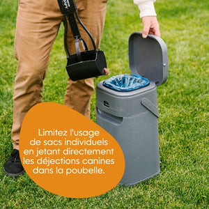 Pet Genie Poubelle à déchets pour chien (Inclut une recharge Jumbo)