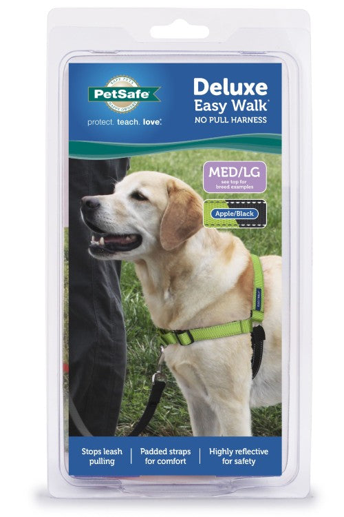 Petsafe Harnais pour chien Easy Walk Deluxe  - Moyen / grand - Vert pomme