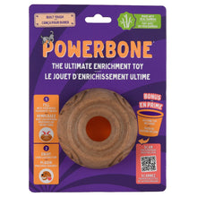 Load image into Gallery viewer, Powerbone Jouet d'enrichissement pour chien - Nylon &amp; bambou incluant une tasse en silicone
