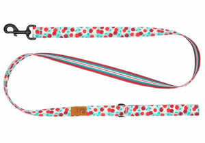 RC Pets Laisse Eco - Buffet de cerises / Rayures du verger